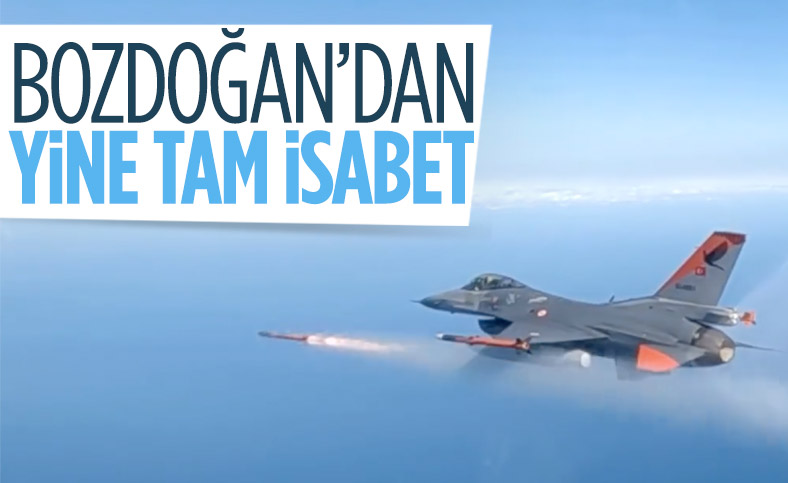 Bozdoğan füzesinin test atışları zaferli