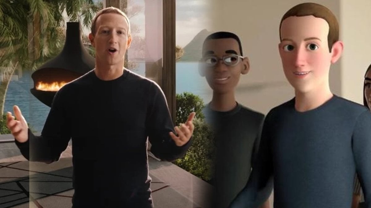 Mark Zuckerberg'in serveti metaverse suratından eriyor