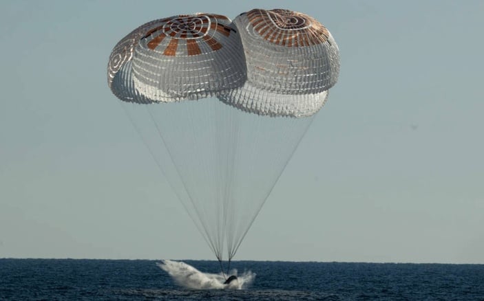 NASA'nın Crew-4 mürettebatı 6 aylık görevin ardından dünyaya döndü