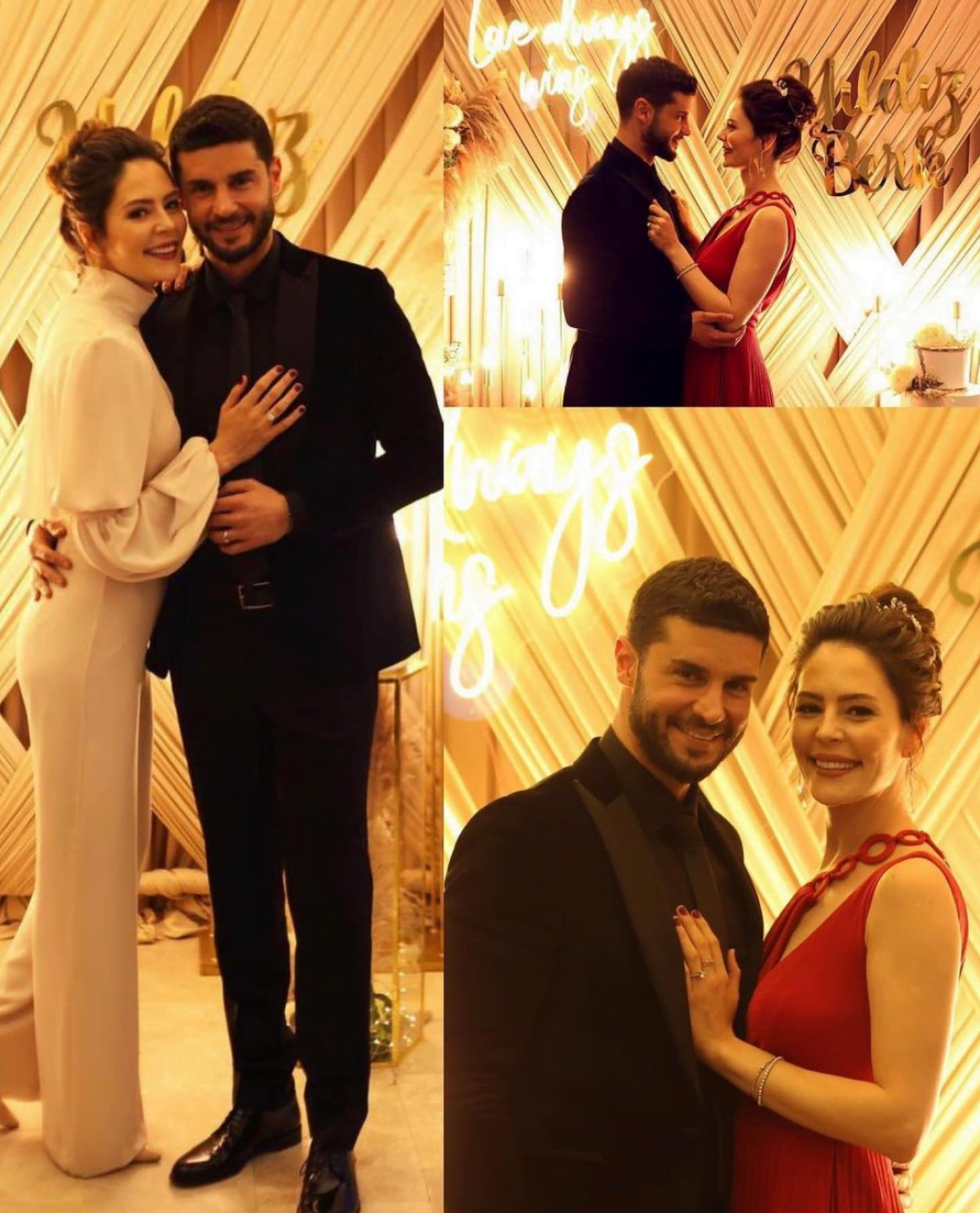 Berk Oktay ve Yıldız Çağrı Atiksoy nişanlandı #2