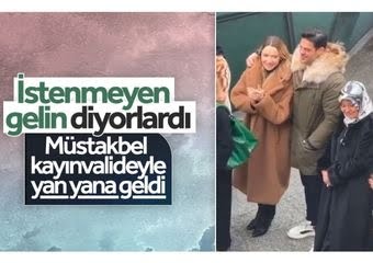 Hadise, müstakbel kayınvalidesiyle yan yana geldi