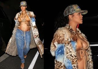 Rihanna, hamile halini sevdi