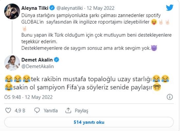 Aleyna Tilki ve Demet Akalın gerginliği!