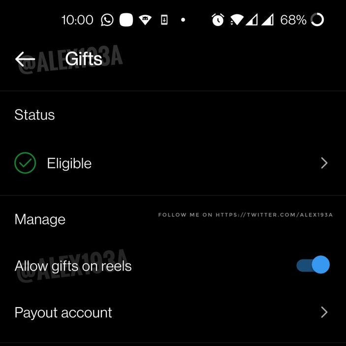 instagram gift,