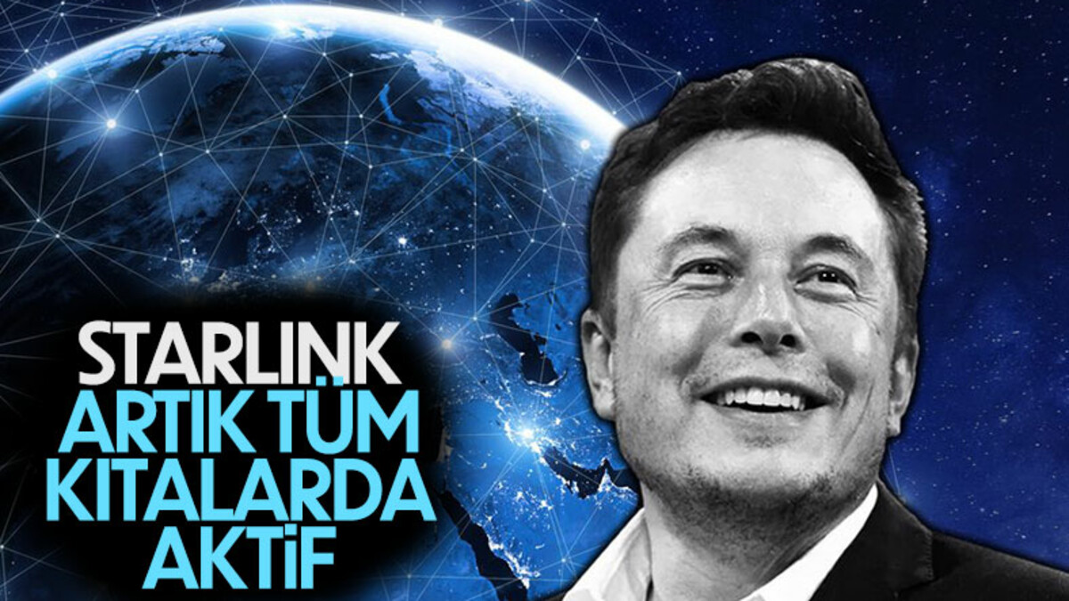 Starlink uydu interneti tüm kıtalarda aktif edildi